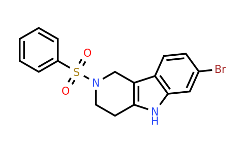 CAS 1965310-18-2 | 2-Benzenesulfonyl-7-bromo-2,3,4,5-tetrahydro-1H-pyrido[4,3-b]indole
