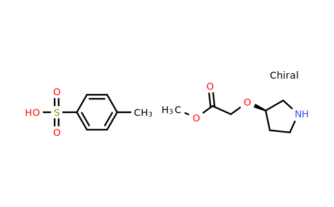 CAS 1965314-51-5 | (R)-(Pyrrolidin-3-yloxy)-acetic acid methyl ester tosylate