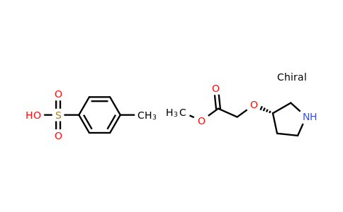 CAS 1965314-75-3 | (S)-(Pyrrolidin-3-yloxy)-acetic acid methyl ester tosylate