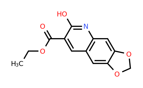 CAS 19658-64-1 | Ethyl 6-hydroxy-[1,3]dioxolo[4,5-G]quinoline-7-carboxylate