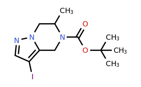 CAS 1967003-23-1 | tert-butyl 3-iodo-6-methyl-4H,5H,6H,7H-pyrazolo[1,5-a]pyrazine-5-carboxylate