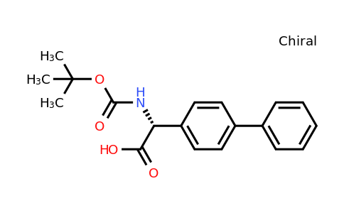 CAS 196707-31-0 | (2R)-2-[(Tert-butoxy)carbonylamino]-2-(4-phenylphenyl)acetic acid