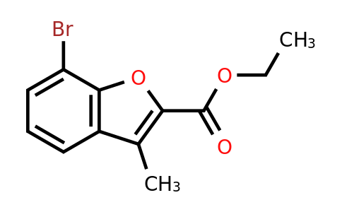 CAS 196799-79-8 | ethyl 7-bromo-3-methyl-1-benzofuran-2-carboxylate