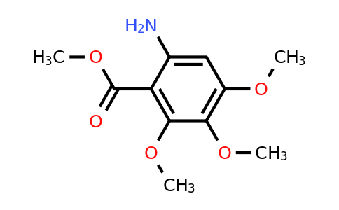 CAS 1968-72-5 | Methyl 6-amino-2,3,4-trimethoxybenzoate
