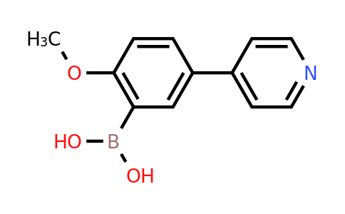 CAS 196861-33-3 | 2-Methoxy-5-(pyridine-4-YL)phenylboronic acid