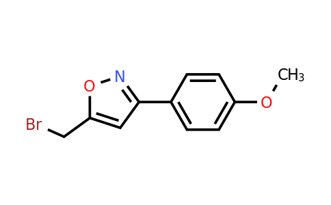 CAS 196877-76-6 | 5-(Bromomethyl)-3-(4-methoxyphenyl)isoxazole