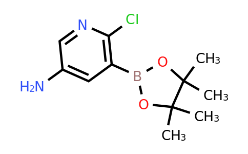 CAS 1973516-90-3 | 6-Chloro-5-(4,4,5,5-tetramethyl-1,3,2-dioxaborolan-2-YL)pyridin-3-amine