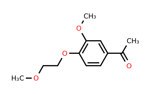 CAS 197359-41-4 | 1-[3-Methoxy-4-(2-methoxyethoxy)phenyl]ethan-1-one