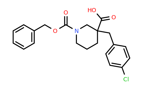 CAS 197887-27-7 | 1-Cbz-3-(4-chlorobenzyl)-3-carboxypiperidine