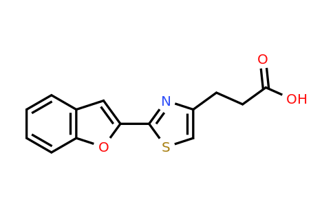 CAS 1979057-95-8 | 3-[2-(1-benzofuran-2-yl)-1,3-thiazol-4-yl]propanoic acid