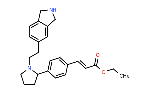 CAS 1980007-63-3 | (E)-Ethyl 3-(4-(1-(2-(isoindolin-5-yl)ethyl)pyrrolidin-2-yl)phenyl)acrylate
