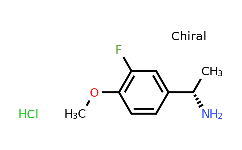 CAS 1980007-86-0 | (S)-1-(3-Fluoro-4-methoxyphenyl)ethanamine hydrochloride