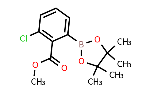 CAS 1980783-96-7 | Methyl 2-chloro-6-(4,4,5,5-tetramethyl-1,3,2-dioxaborolan-2-YL)benzoate
