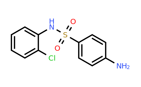 CAS 19837-85-5 | 4-Amino-N-(2-chlorophenyl)benzenesulfonamide