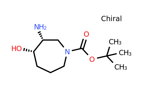 CAS 198419-20-4 | tert-butyl (3R,4S)-3-amino-4-hydroxy-azepane-1-carboxylate