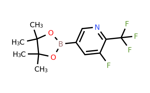 CAS 1984826-57-4 | 3-fluoro-5-(tetramethyl-1,3,2-dioxaborolan-2-yl)-2-(trifluoromethyl)pyridine