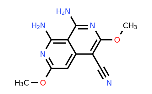 CAS 19858-61-8 | 1,8-diamino-3,6-dimethoxy-2,7-naphthyridine-4-carbonitrile