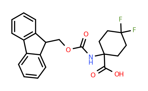 CAS 1986905-26-3 | 1-(9H-fluoren-9-ylmethoxycarbonylamino)-4,4-difluoro-cyclohexanecarboxylic acid