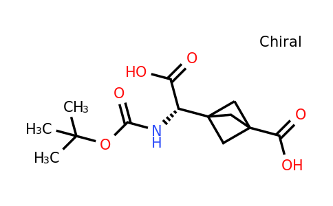 CAS 1986905-51-4 | 3-[(S)-{[(tert-butoxy)carbonyl]amino}(carboxy)methyl]bicyclo[1.1.1]pentane-1-carboxylic acid