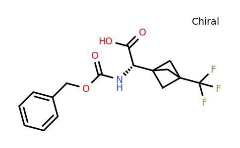 CAS 1986906-46-0 | (2S)-2-{[(benzyloxy)carbonyl]amino}-2-[3-(trifluoromethyl)bicyclo[1.1.1]pentan-1-yl]acetic acid