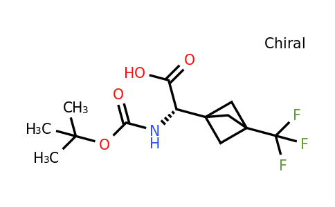 CAS 1986906-52-8 | (2S)-2-{[(tert-butoxy)carbonyl]amino}-2-[3-(trifluoromethyl)bicyclo[1.1.1]pentan-1-yl]acetic acid