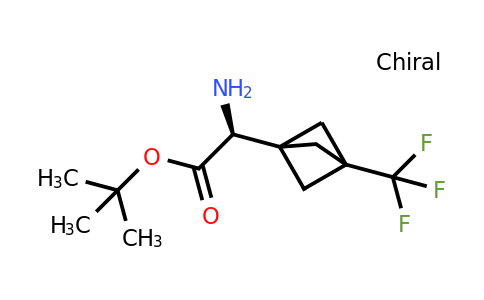 CAS 1987412-54-3 | tert-butyl (2S)-2-amino-2-[3-(trifluoromethyl)bicyclo[1.1.1]pentan-1-yl]acetate