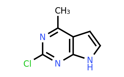 CAS 1989623-62-2 | 2-chloro-4-methyl-7H-pyrrolo[2,3-d]pyrimidine