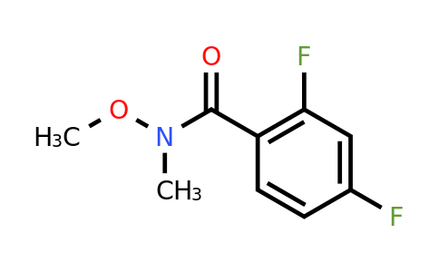 CAS 198967-25-8 | 2,4-Difluoro-N-methoxy-N-methyl-benzamide
