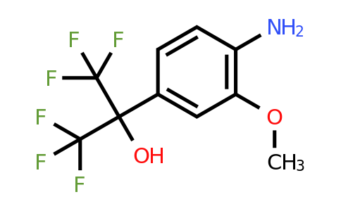 CAS 1992-01-4 | 2-(4-Amino-3-methoxyphenyl)-1,1,1,3,3,3-hexafluoropropan-2-ol