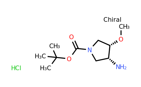 CAS 1993218-08-8 | cis-3-Amino-4-methoxy-pyrrolidine-1-carboxylic acid tert-butyl ester hydrochloride