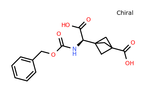 CAS 1993276-92-8 | 3-[(R)-{[(benzyloxy)carbonyl]amino}(carboxy)methyl]bicyclo[1.1.1]pentane-1-carboxylic acid