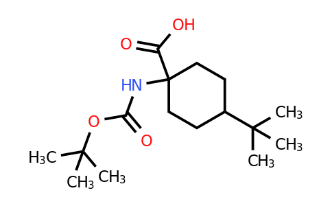 CAS 199330-72-8 | 1-[(Tert-butoxycarbonyl)amino]-4-tert-butylcyclohexanecarboxylic acid
