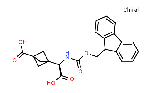 CAS 1993319-32-6 | 3-[(R)-carboxy({[(9H-fluoren-9-yl)methoxy]carbonyl}amino)methyl]bicyclo[1.1.1]pentane-1-carboxylic acid