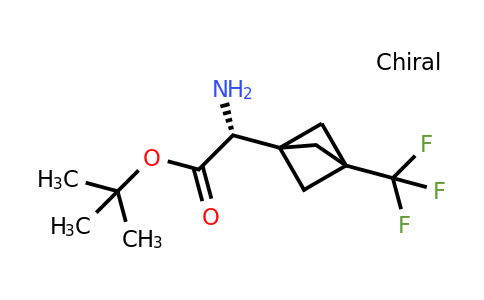 CAS 1993320-34-5 | tert-butyl (2R)-2-amino-2-[3-(trifluoromethyl)bicyclo[1.1.1]pentan-1-yl]acetate