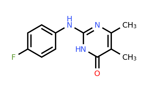 CAS 199463-17-7 | 2-((4-Fluorophenyl)amino)-5,6-dimethylpyrimidin-4(3H)-one