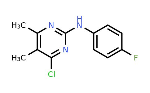 CAS 199463-20-2 | 4-Chloro-N-(4-fluorophenyl)-5,6-dimethylpyrimidin-2-amine