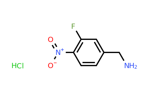 CAS 199486-37-8 | (3-Fluoro-4-nitrophenyl)methanamine hydrochloride
