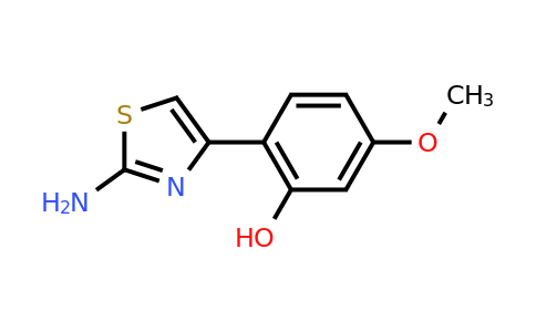CAS 199602-28-3 | 2-(2-amino-1,3-thiazol-4-yl)-5-methoxyphenol