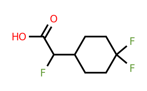CAS 1996761-02-4 | 2-(4,4-difluorocyclohexyl)-2-fluoroacetic acid