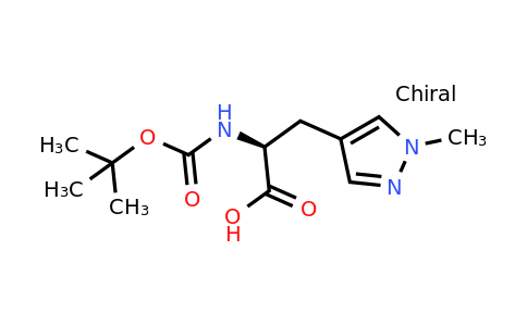 CAS 1997446-11-3 | (2S)-2-{[(tert-butoxy)carbonyl]amino}-3-(1-methyl-1H-pyrazol-4-yl)propanoic acid