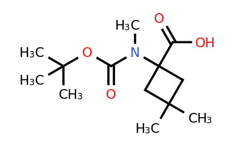 CAS 1997926-22-3 | 1-[tert-butoxycarbonyl(methyl)amino]-3,3-dimethyl-cyclobutanecarboxylic acid