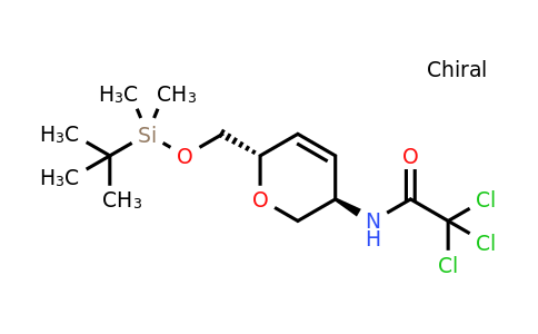 CAS 199801-81-5 | N-[(3R,6S)-6-[[tert-butyl(dimethyl)silyl]oxymethyl]-3,6-dihydro-2H-pyran-3-yl]-2,2,2-trichloro-acetamide