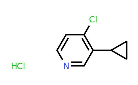 CAS 1998216-32-2 | 4-Chloro-3-cyclopropylpyridine hydrochloride