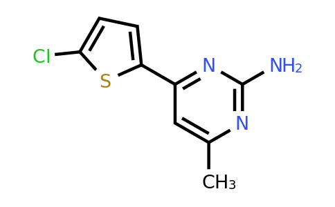 CAS 199864-44-3 | 4-(5-Chlorothiophen-2-yl)-6-methylpyrimidin-2-amine