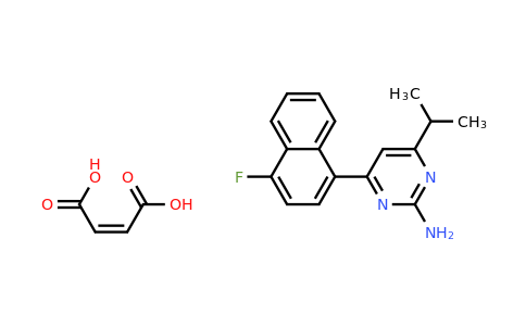 CAS 199864-88-5 | 4-(4-Fluoronaphthalen-1-yl)-6-isopropylpyrimidin-2-amine maleate