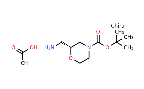 CAS 1998701-09-9 | tert-butyl (2R)-2-(aminomethyl)morpholine-4-carboxylate acetate