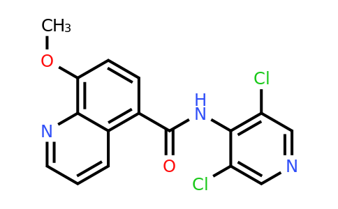 CAS 199871-63-1 | N-(3,5-Dichloropyridin-4-yl)-8-methoxyquinoline-5-carboxamide