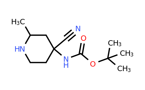 CAS 2000055-79-6 | tert-butyl N-(4-cyano-2-methyl-4-piperidyl)carbamate