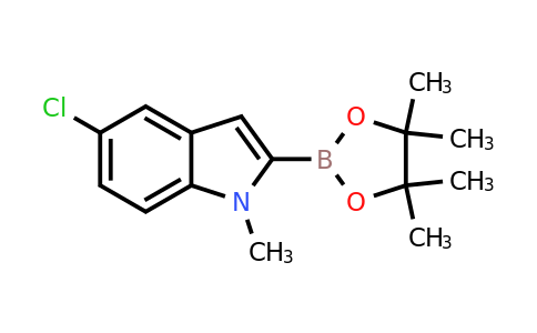 CAS 2001071-73-2 | 5-Chloro-1-methyl-2-(4,4,5,5-tetramethyl-1,3,2-dioxaborolan-2-YL)-indole