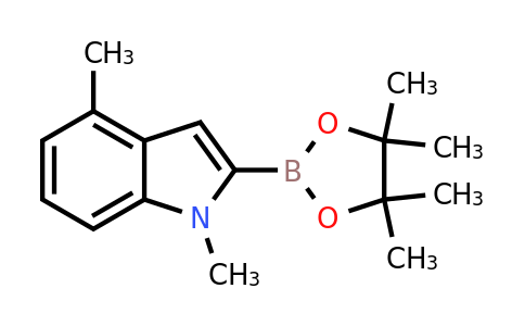 CAS 2001071-74-3 | 1,4-Dimethyl-2-(4,4,5,5-tetramethyl-1,3,2-dioxaborolan-2-YL)-indole